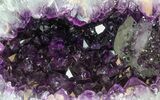 Dark Amethyst Geode From Uruguay - -/ lbs #41901-1